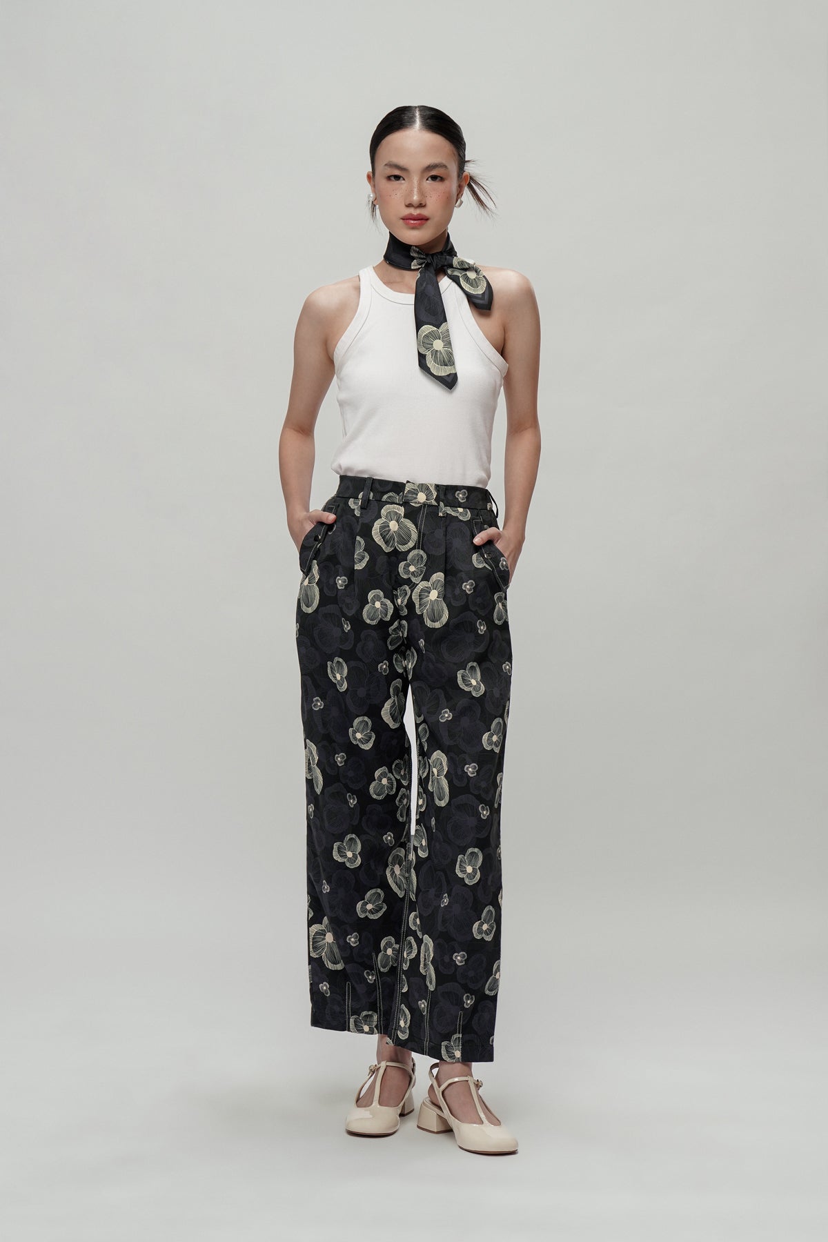 Naomi Tapered Pants - Phantom