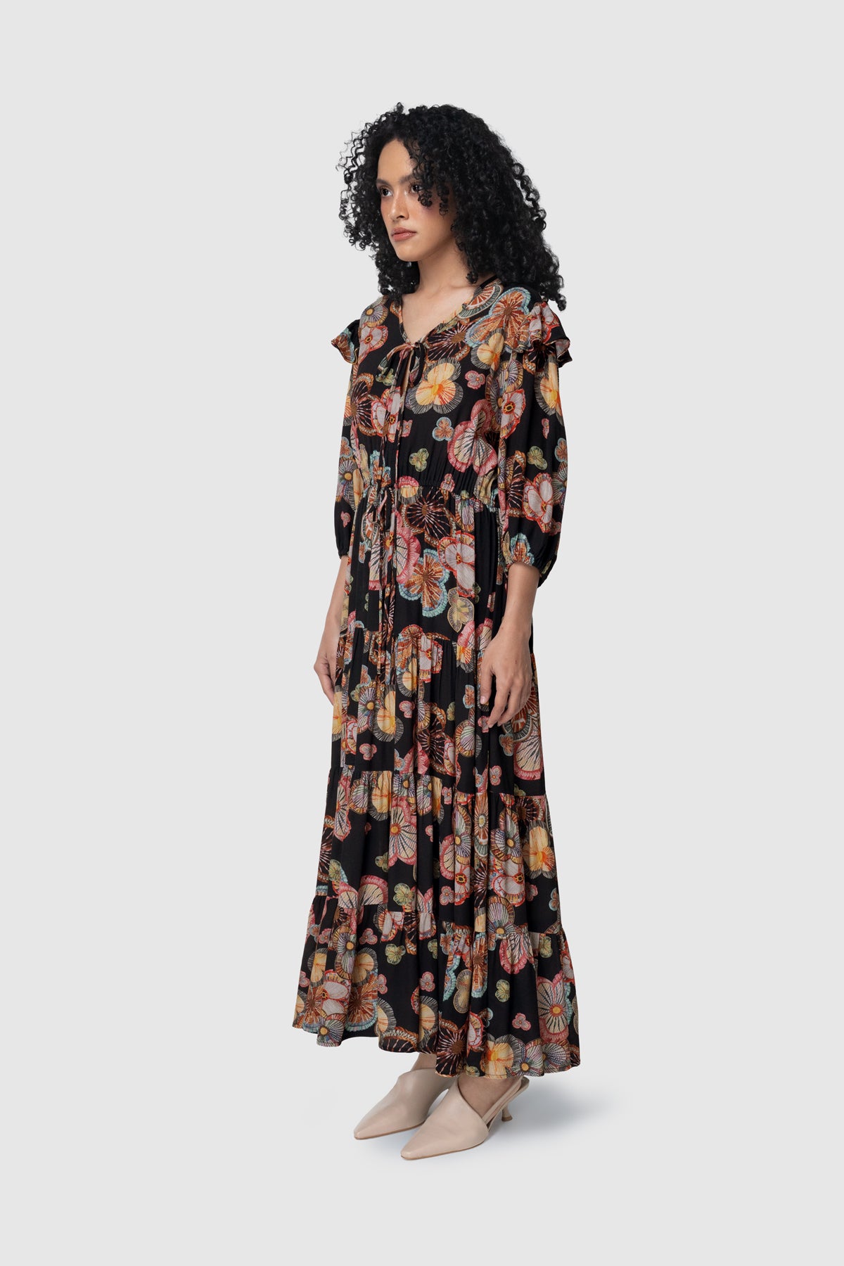 Nerine Tiered Dress - Dash