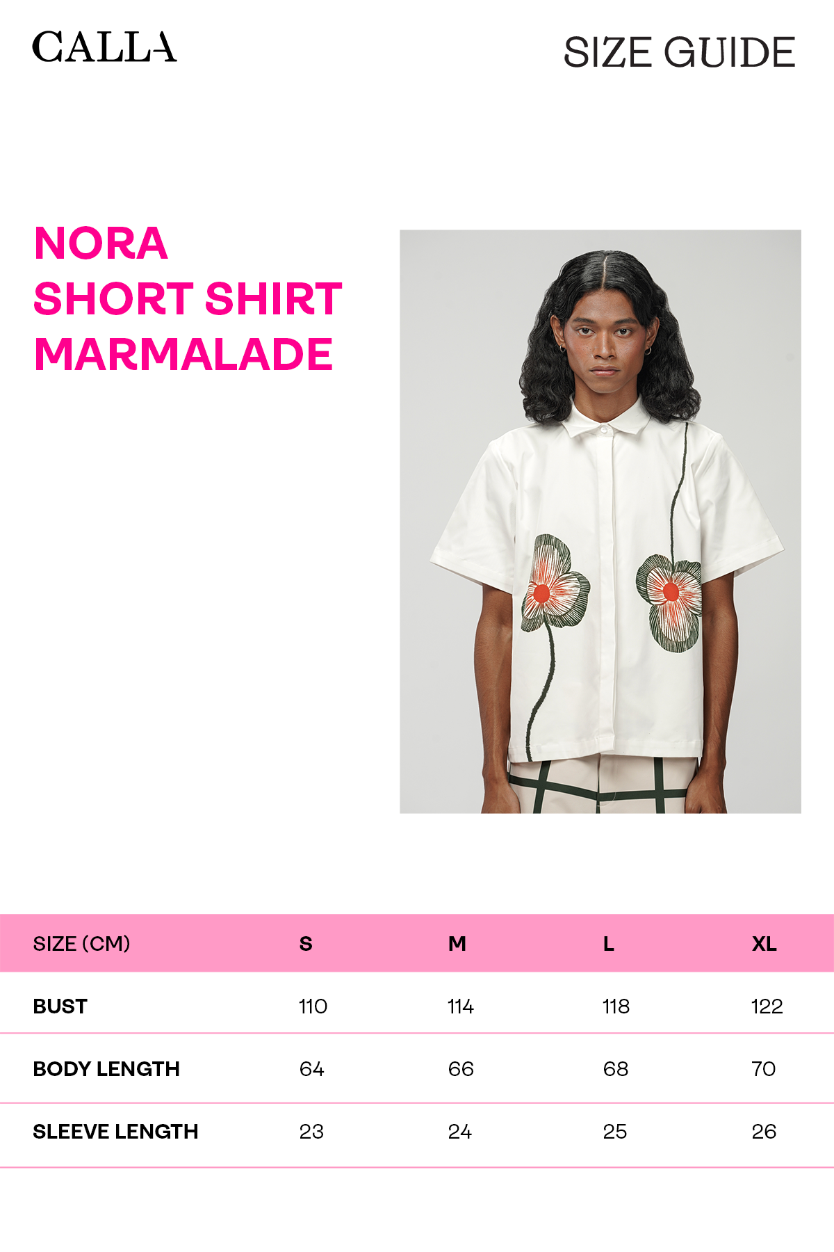 Nora Short Shirt - Marmalade