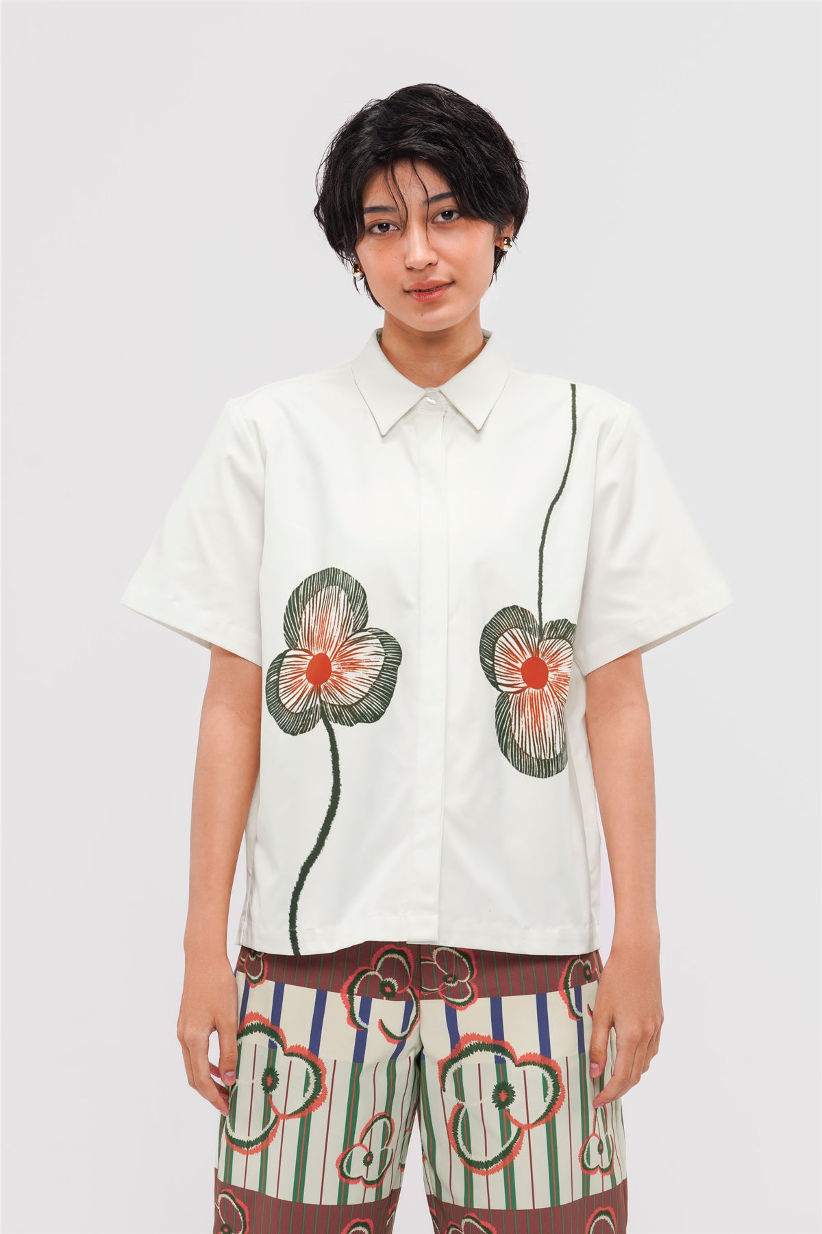 Nora Short Shirt - Marmalade