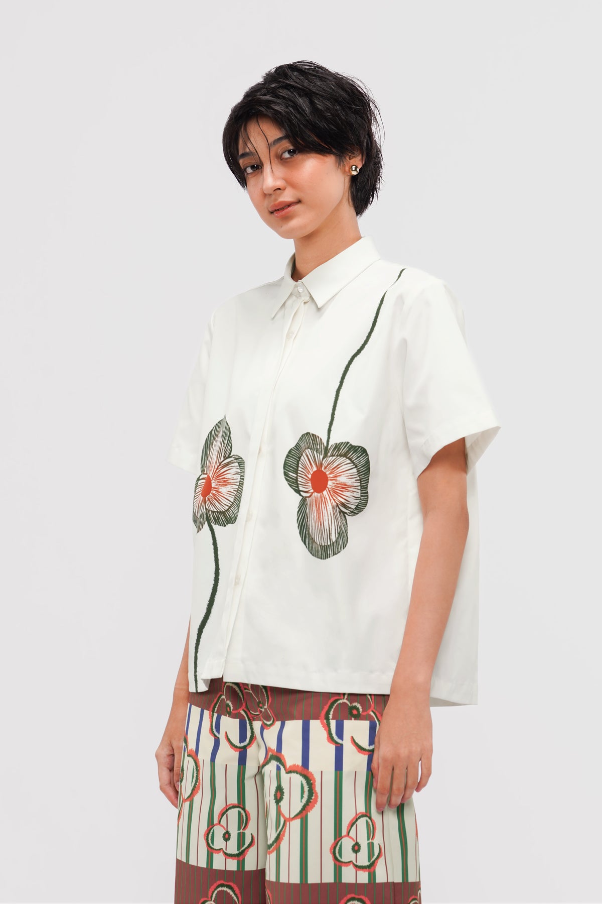 Nora Short Shirt - Marmalade