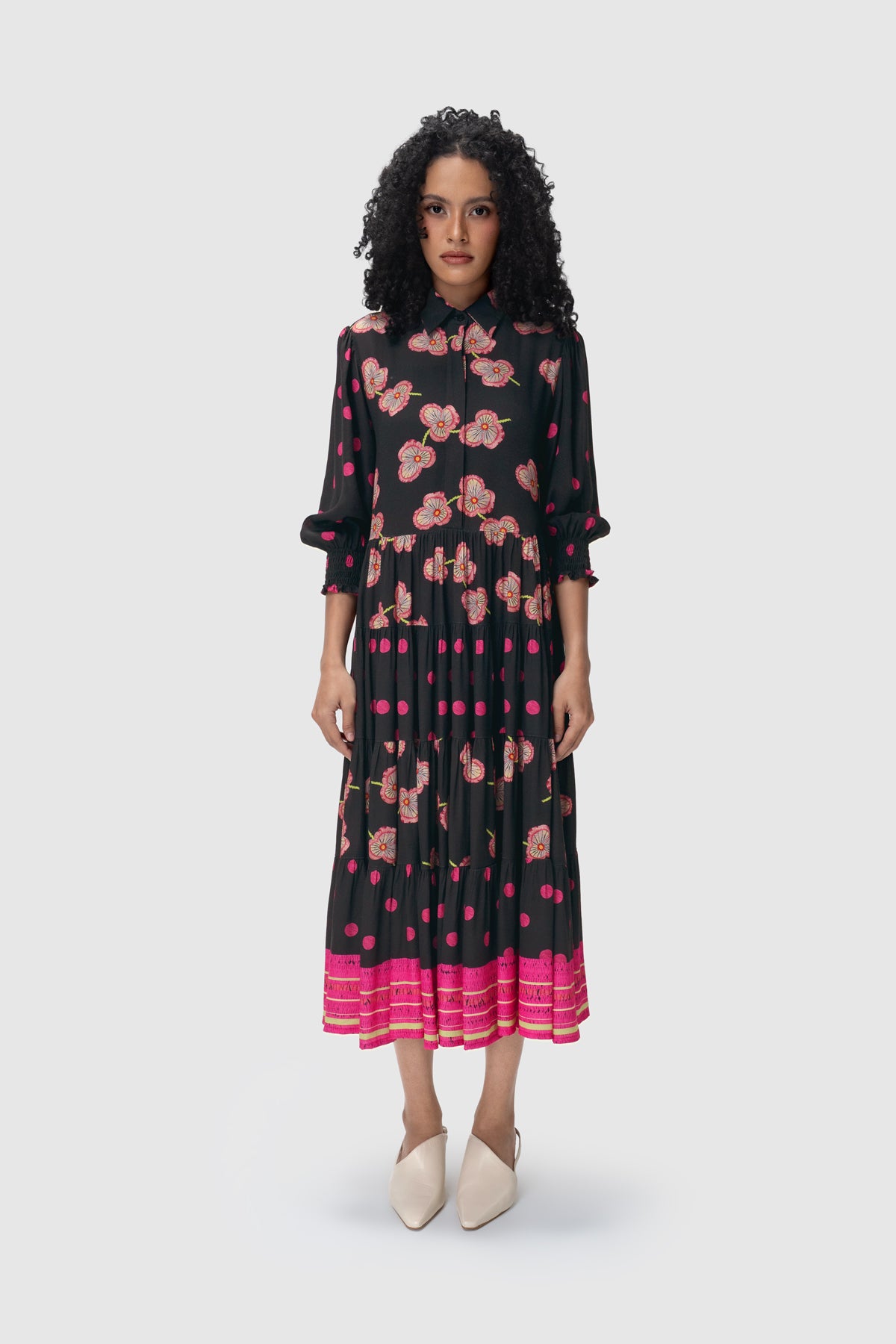 Nyx Long Dress - Pink Glo