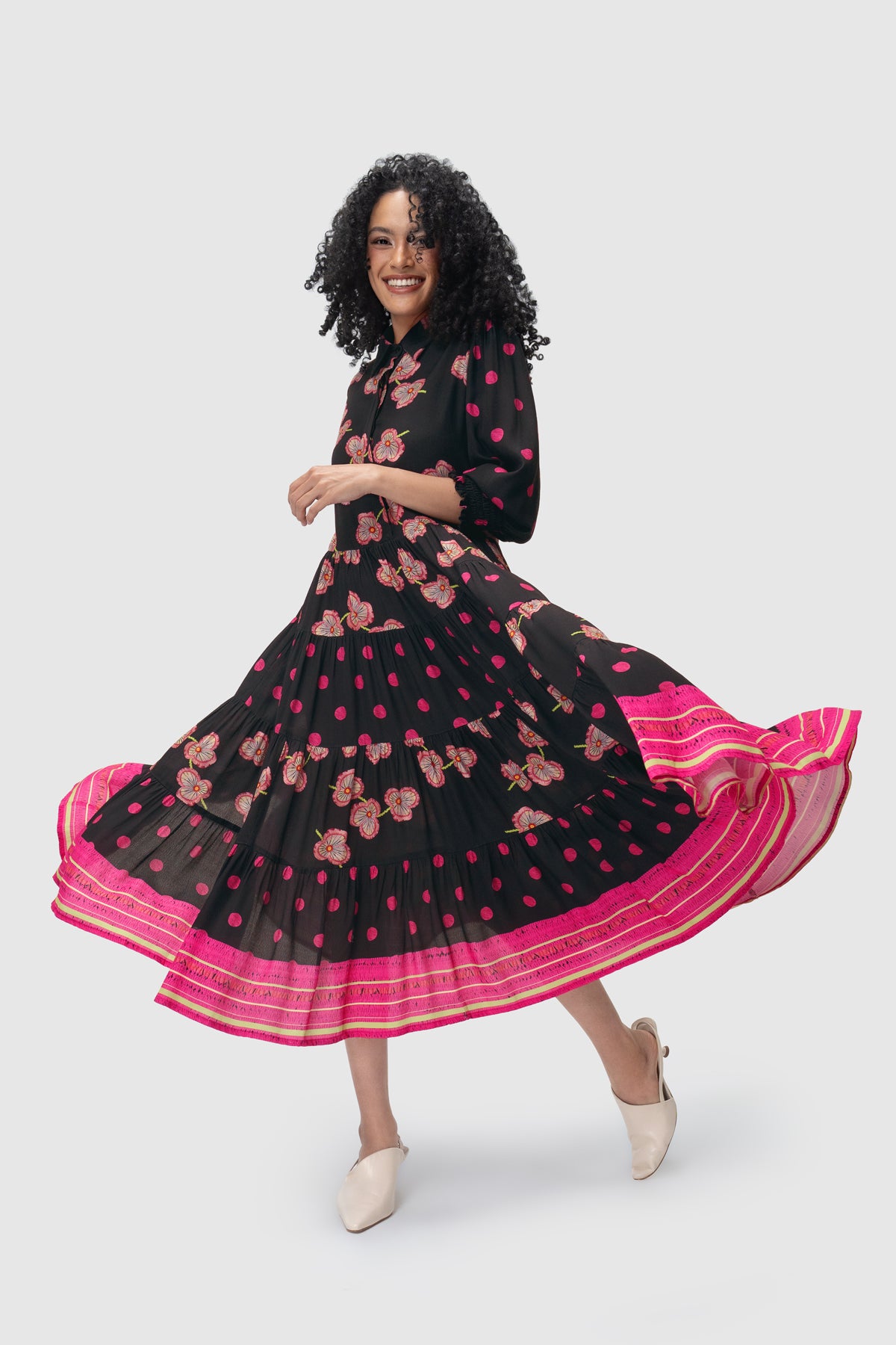 Nyx Long Dress - Pink Glo