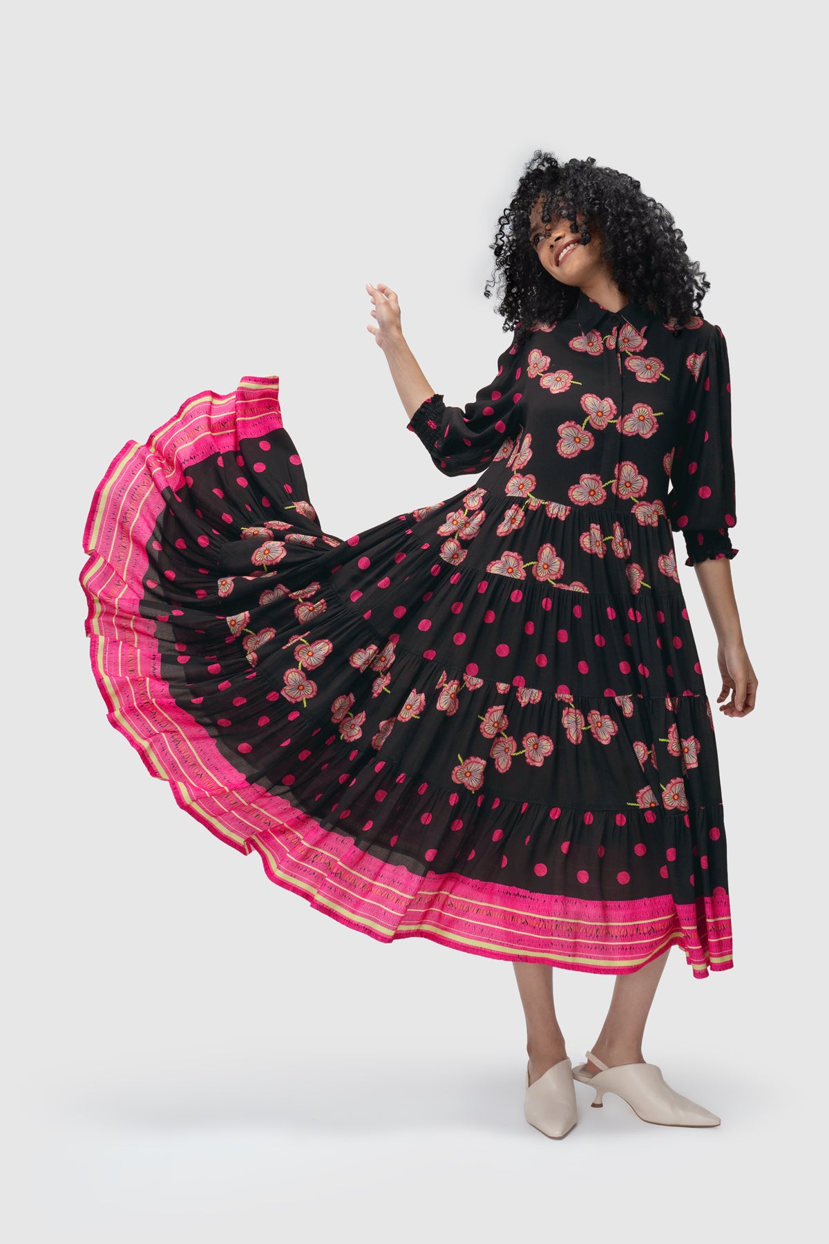Nyx Long Dress - Pink Glo