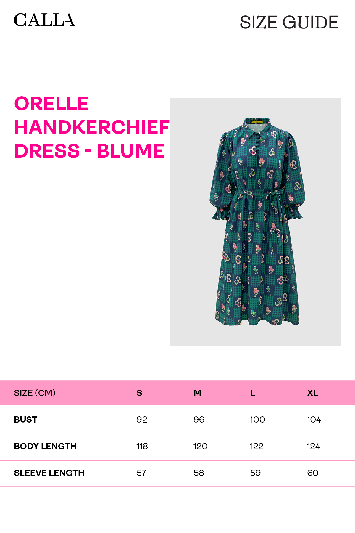 Orelle Handkerchief Dress - Blume