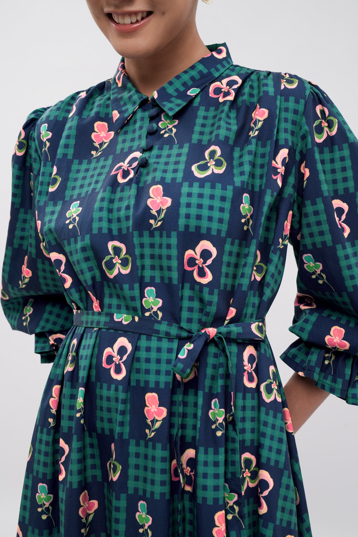 Orelle Handkerchief Dress - Blume