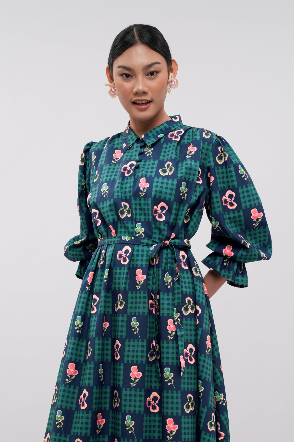 Orelle Handkerchief Dress - Blume