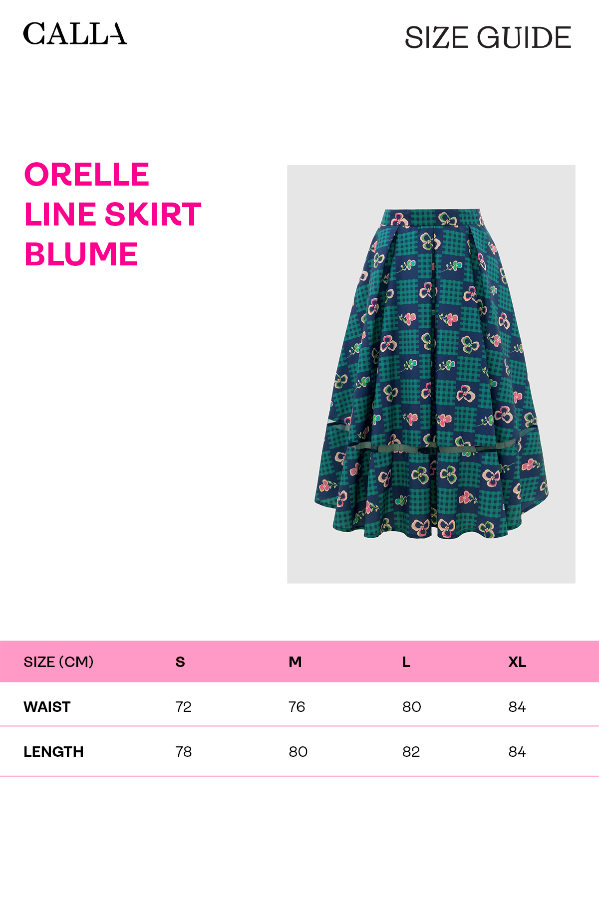 Orelle Line Skirt - Blume