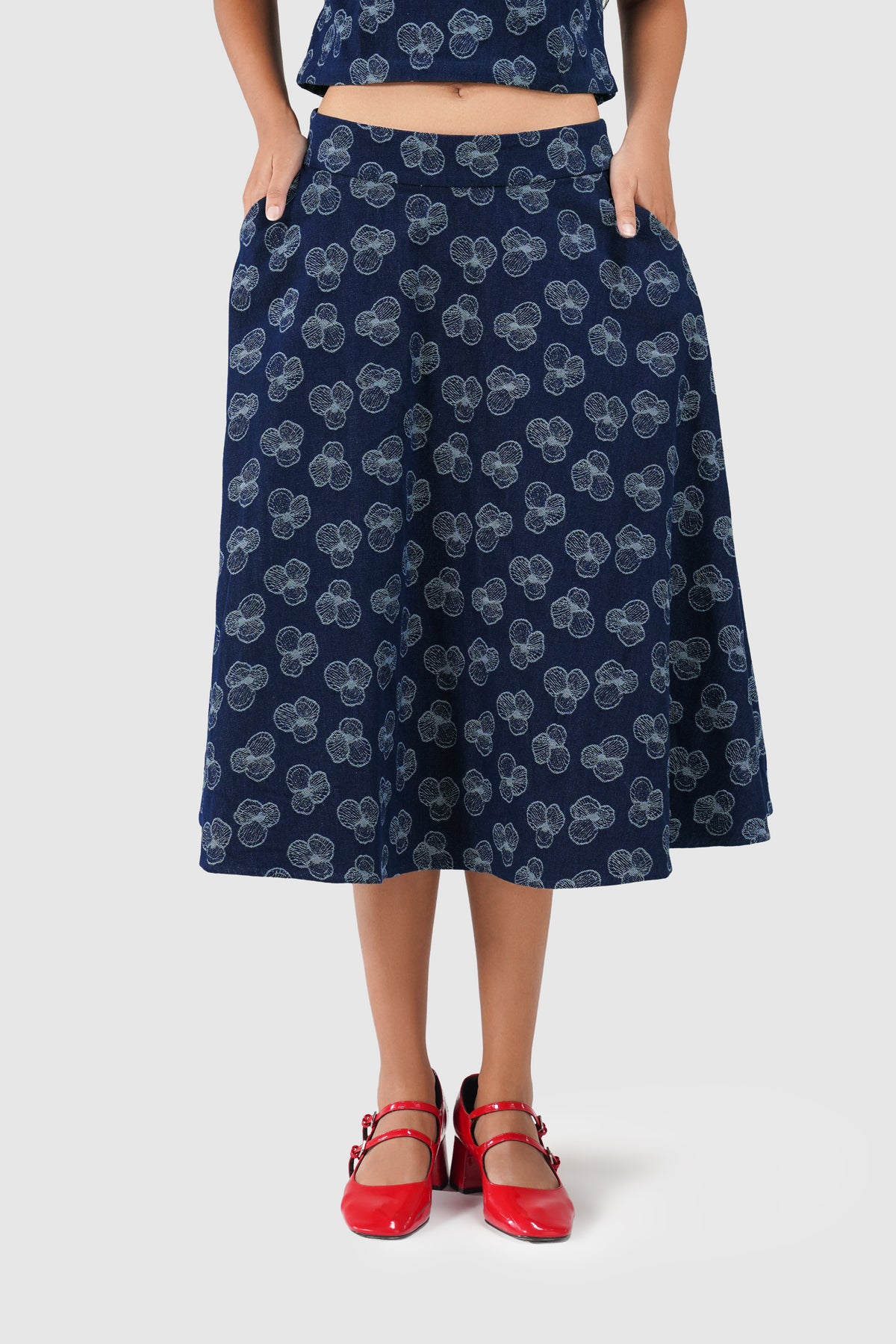 Paula Denim Skirt - Indigo