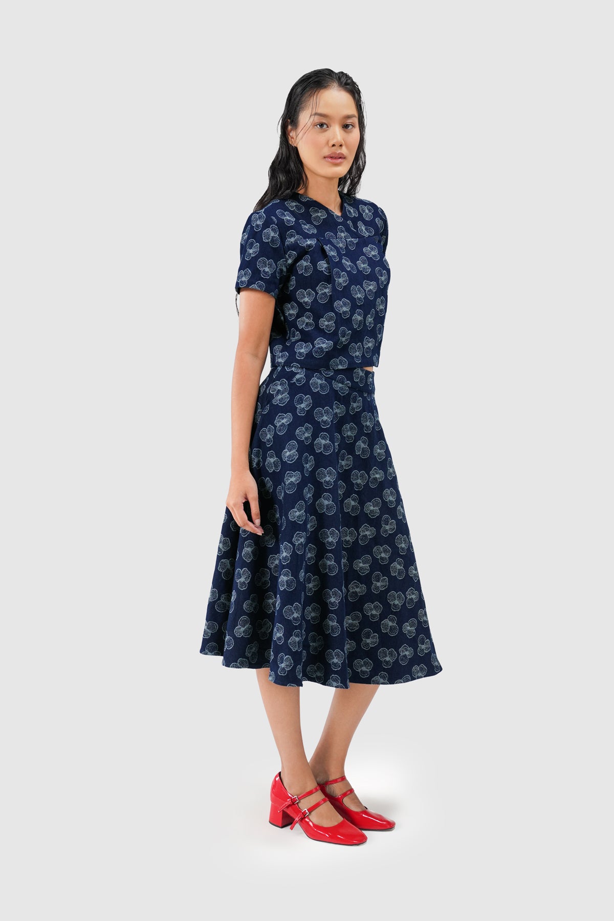 Paula Denim Skirt - Indigo