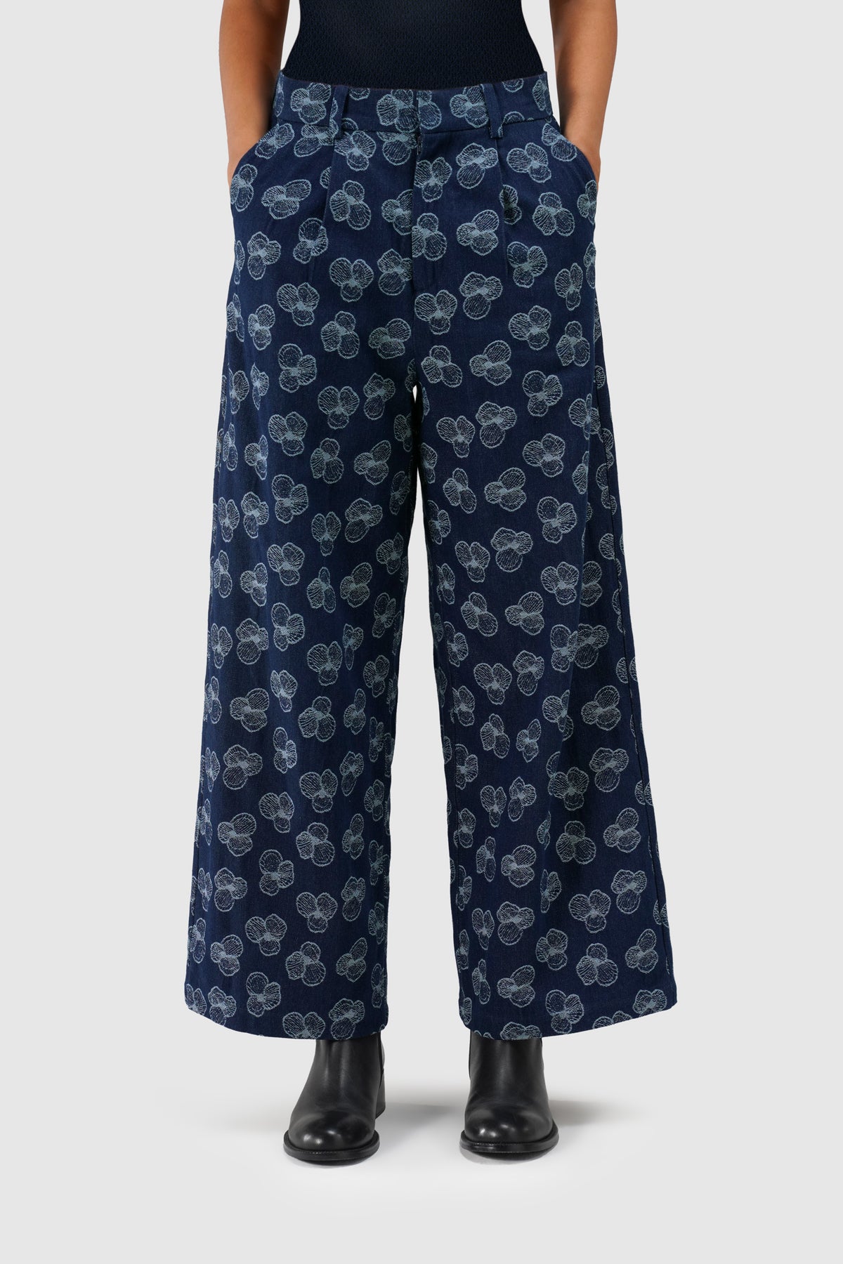 Paula Long Pants - Indigo