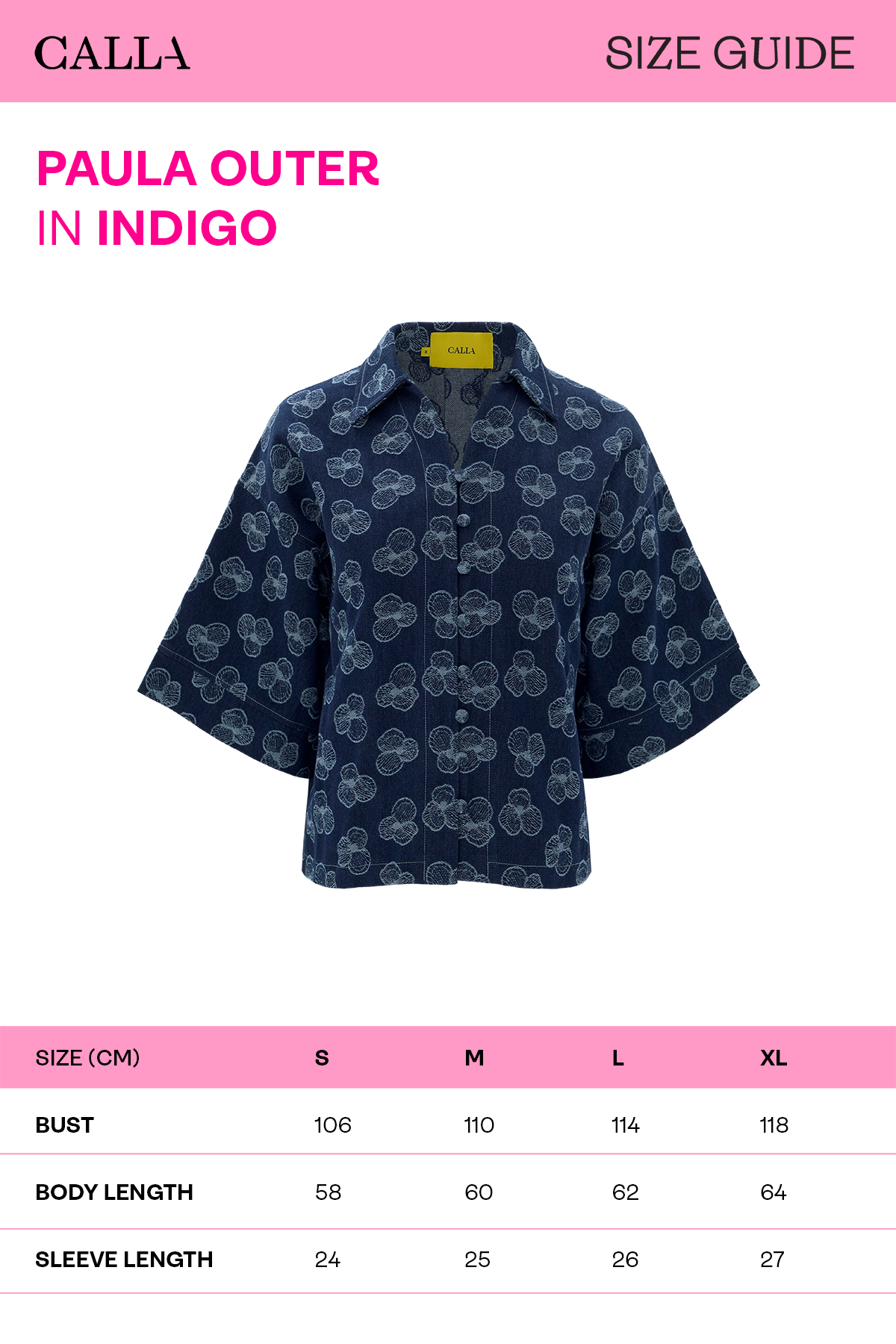 Paula Outer - Indigo