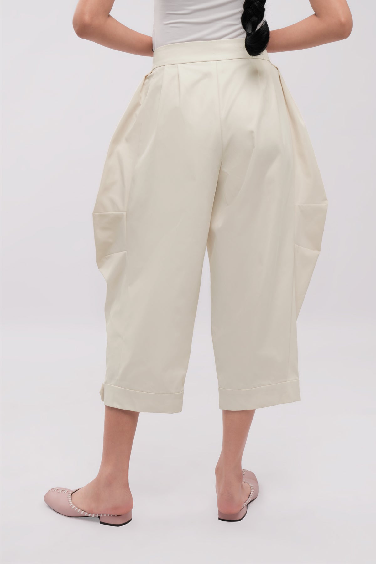 Raya Barrel Pants - Butter