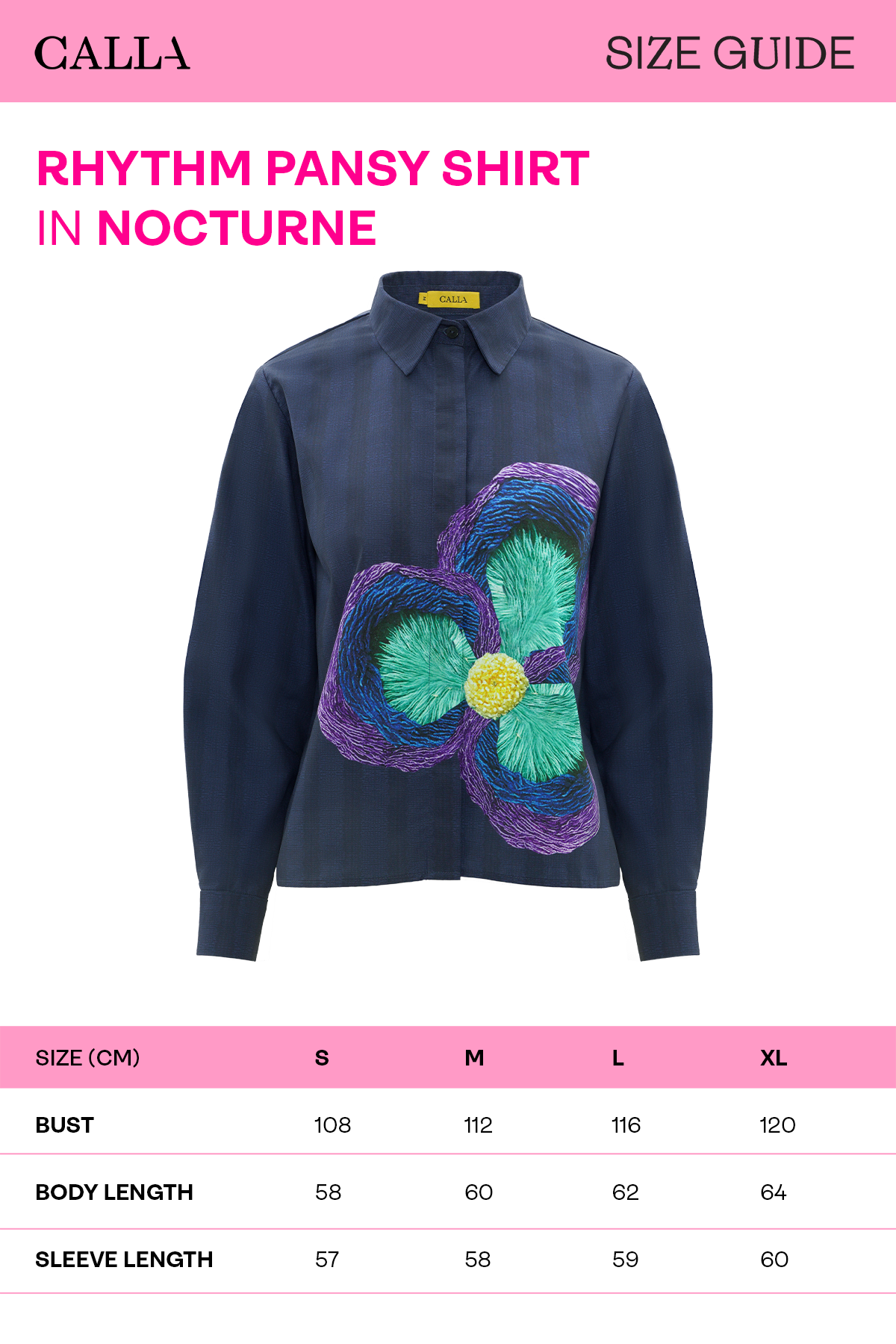 Rhythm Pansy Shirt - Nocturne