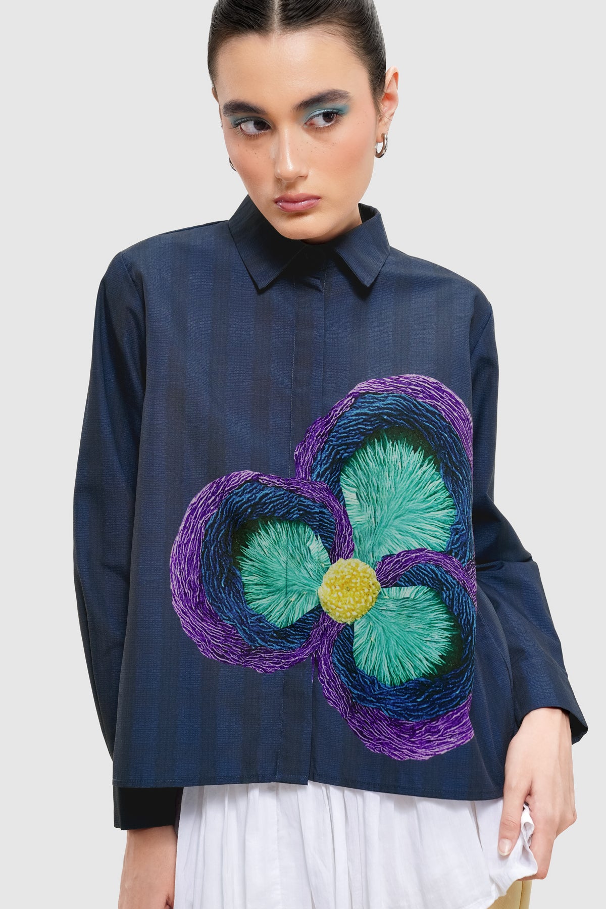 Rhythm Pansy Shirt - Nocturne
