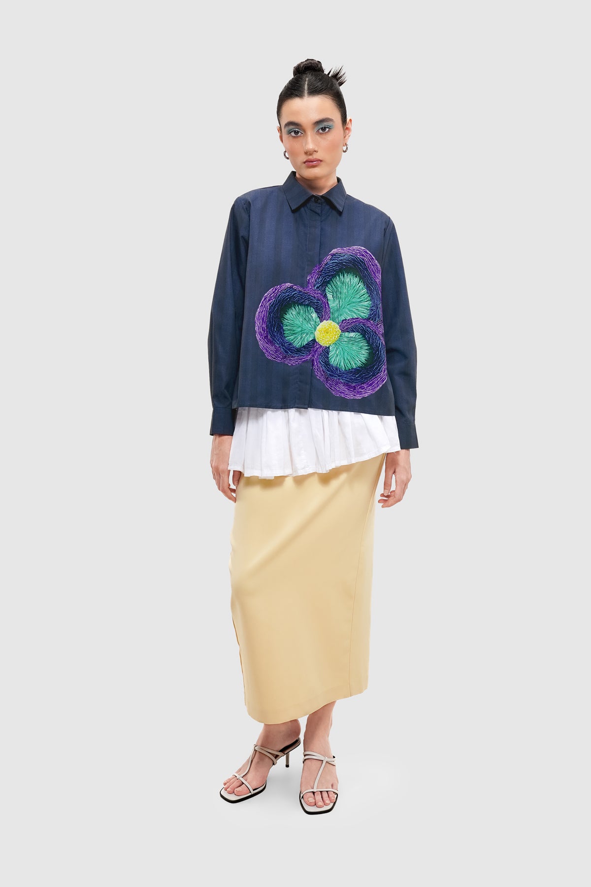 Rhythm Pansy Shirt - Nocturne