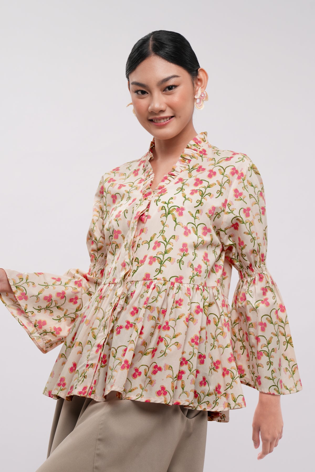 Elois Flounce Shirt - Garten
