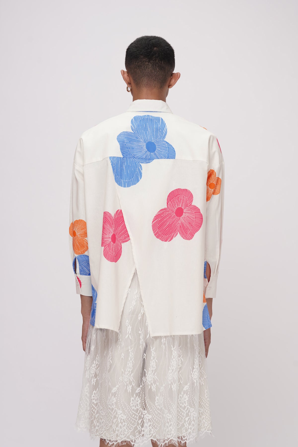 Rhea Asymmetric Shirt - Brighton