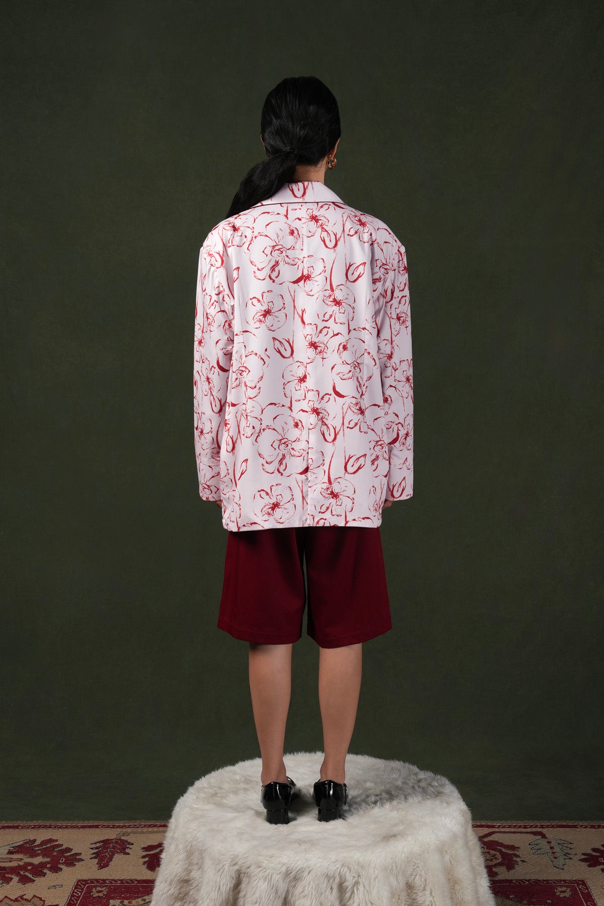 Rosansy Reversible Blazer - Blush
