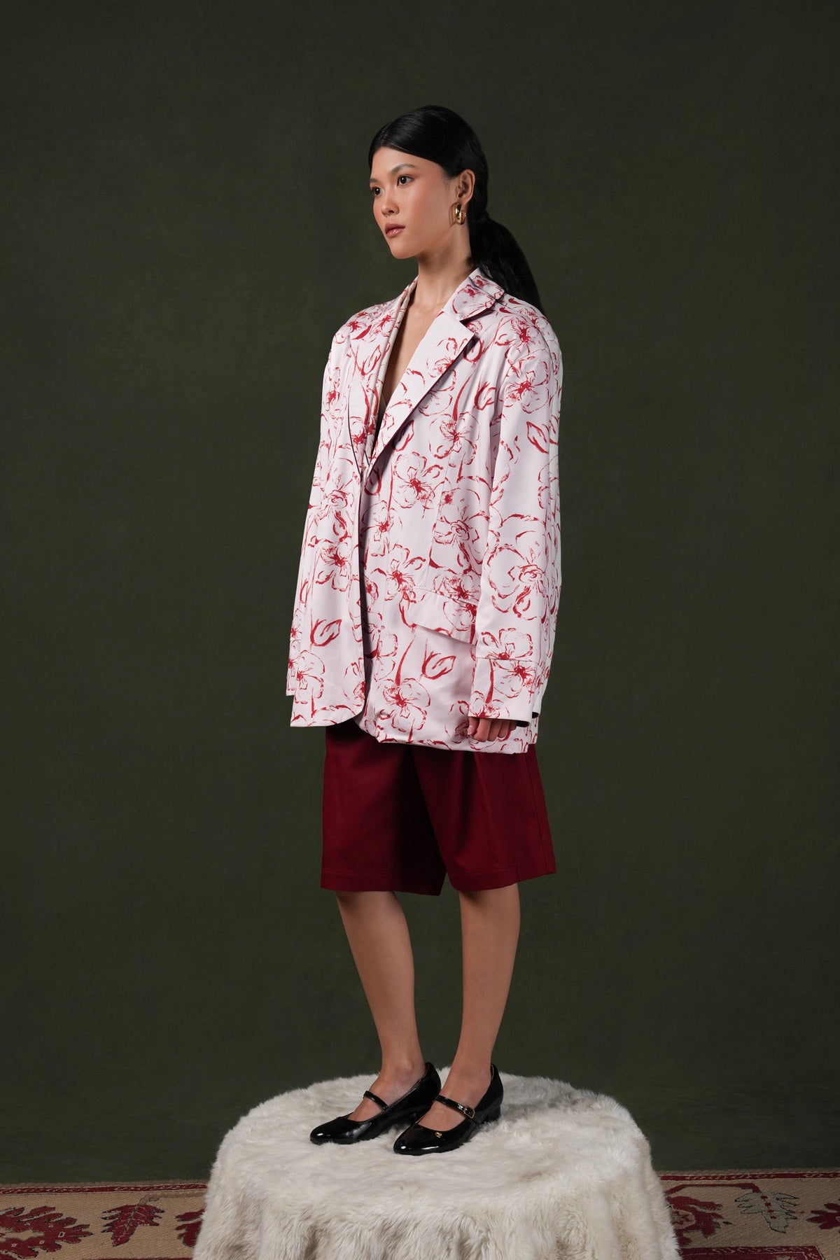 Rosansy Reversible Blazer - Blush