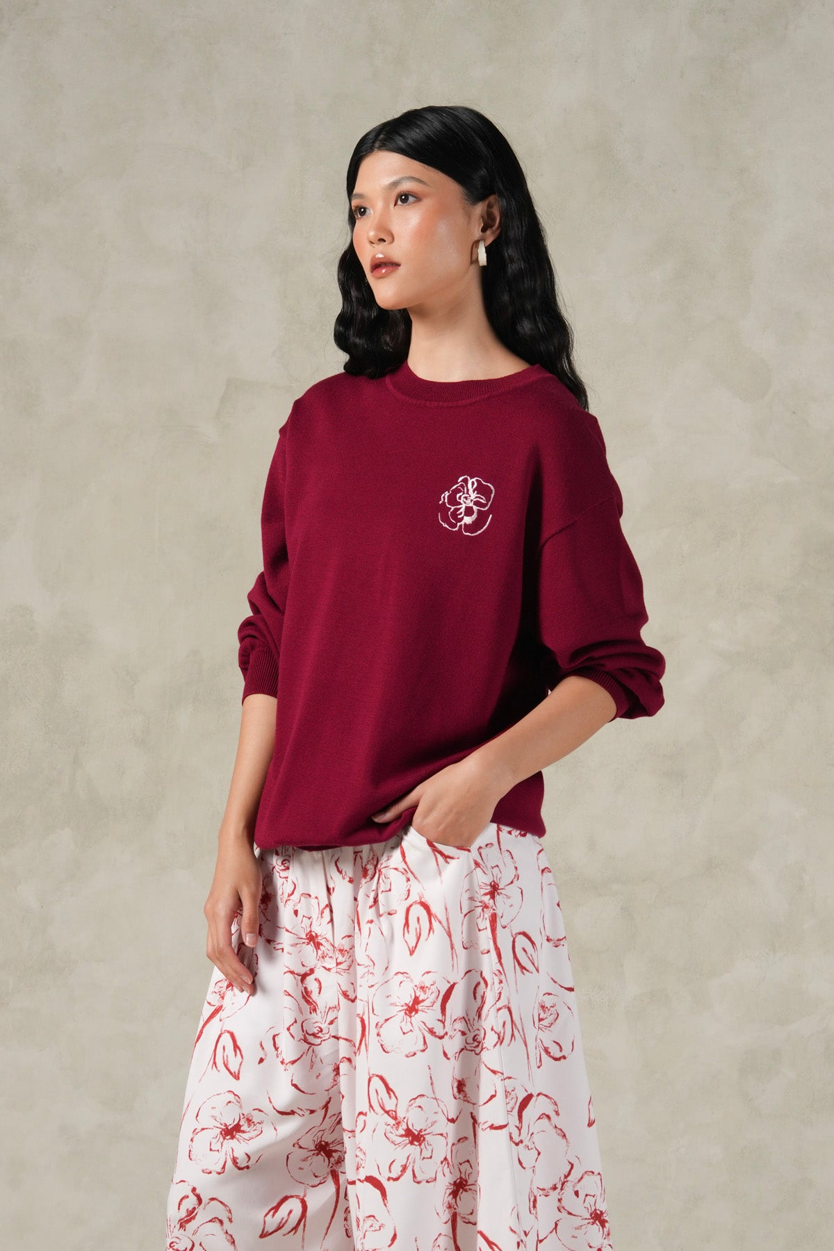 Rosansy Sweatshirt - Blush