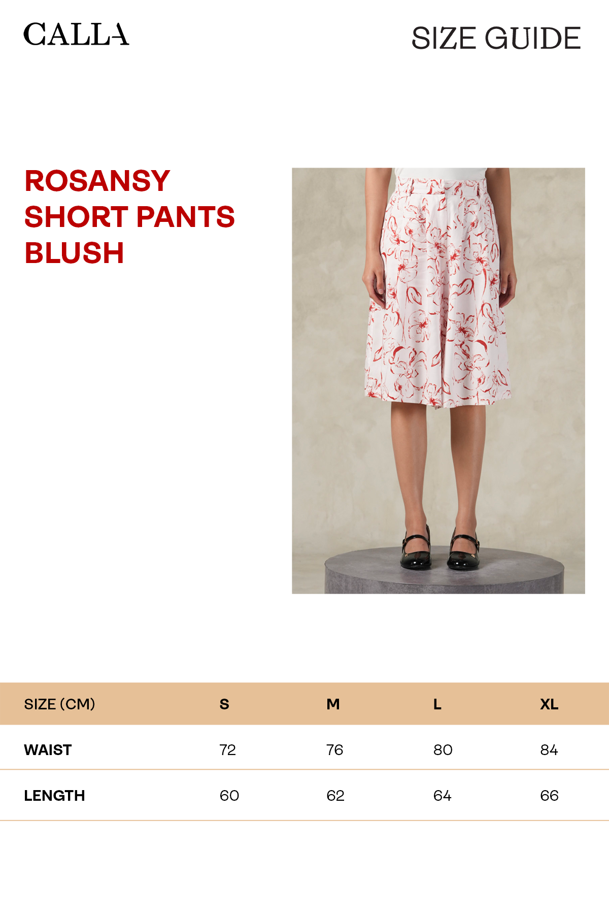 Rosansy Short Pants - Blush