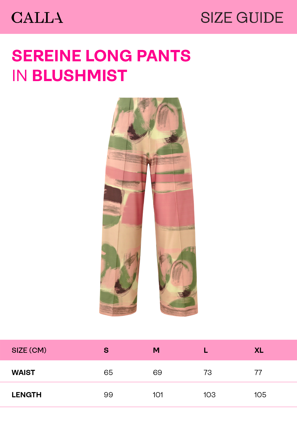 Sereine Long Pants - Blushmist