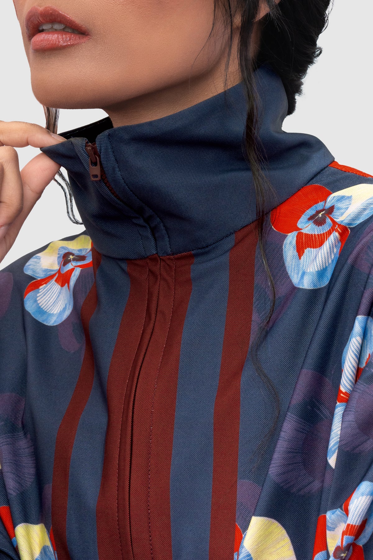 Shyama Drawstring Jacket - Azure