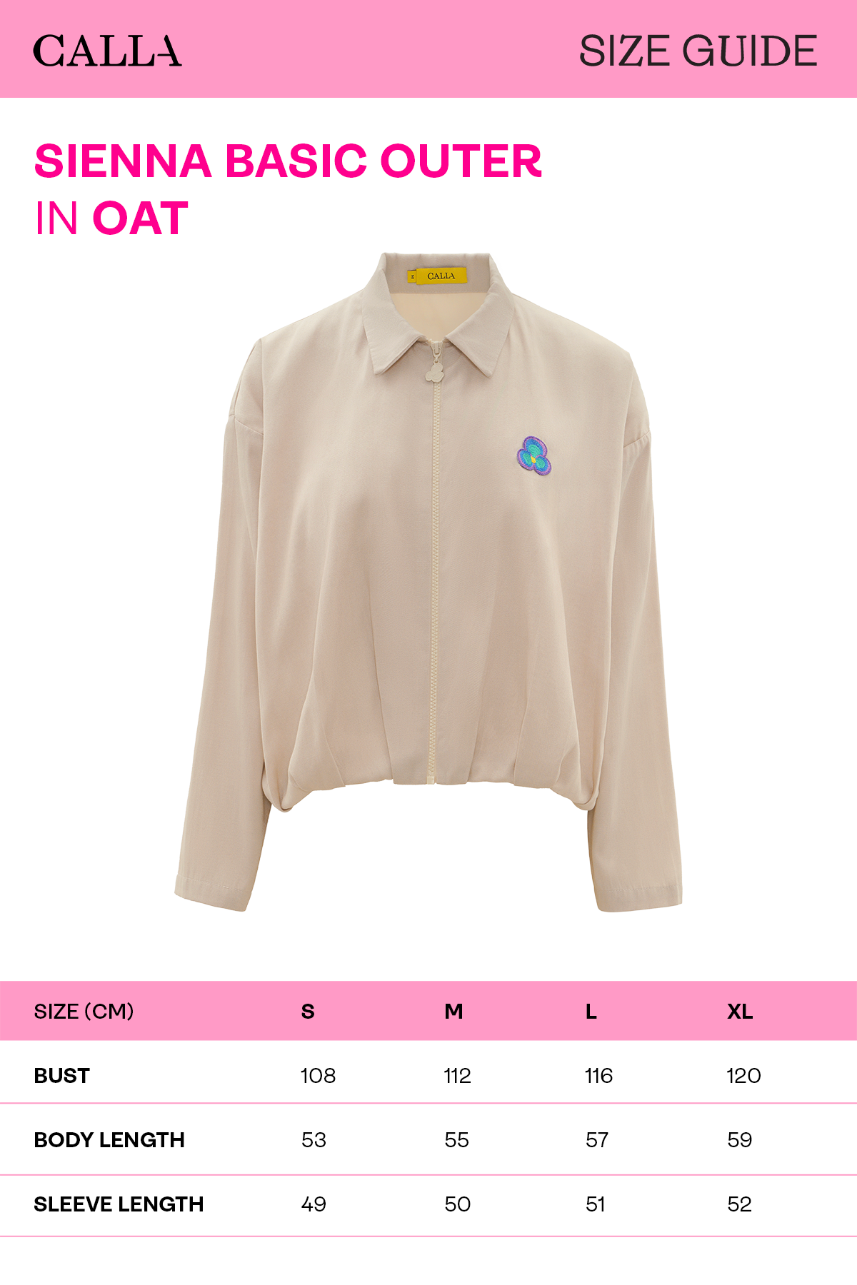Sienna Basic Outer - Oat