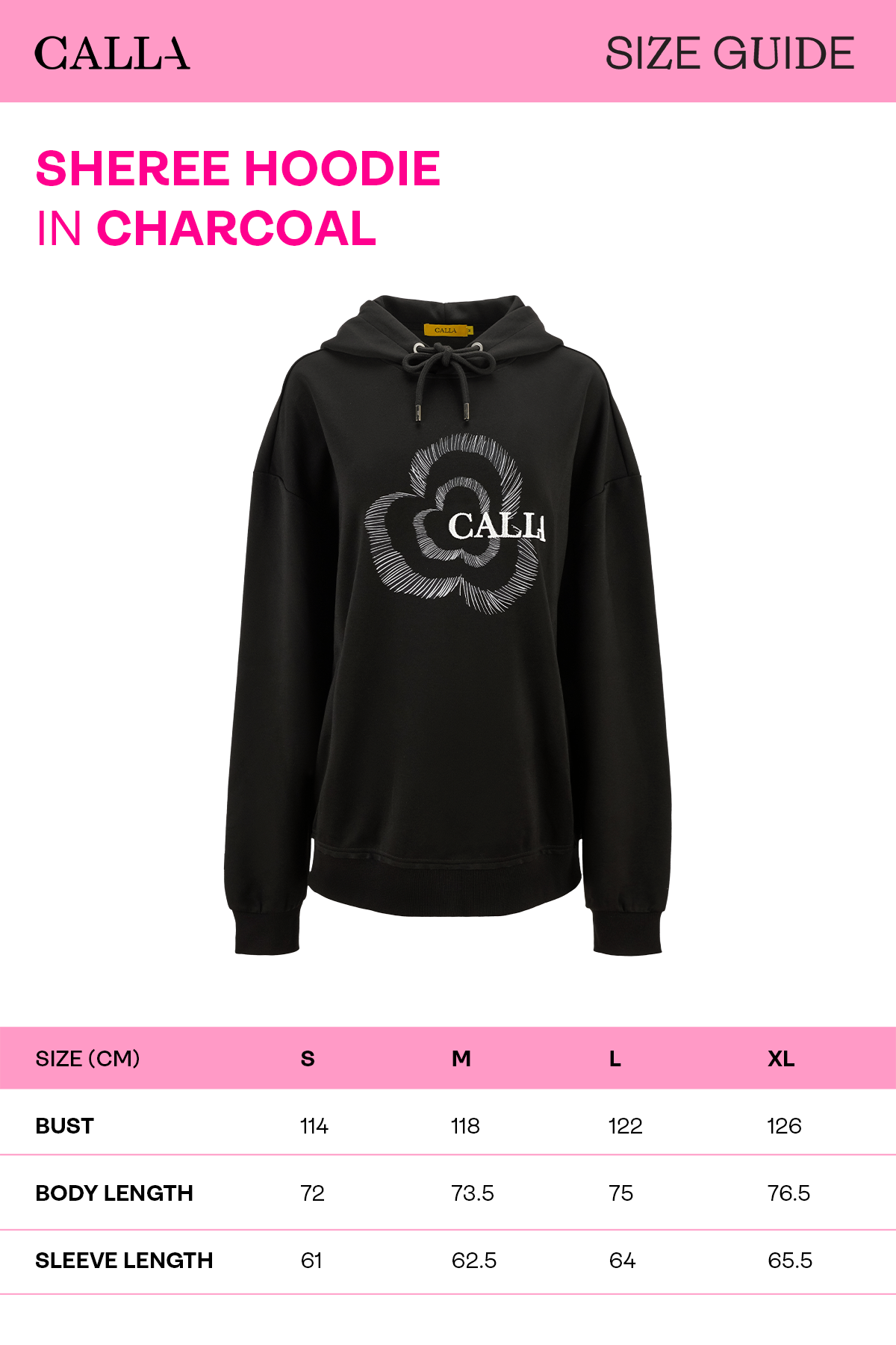 Sheree Hoodie - Charcoal