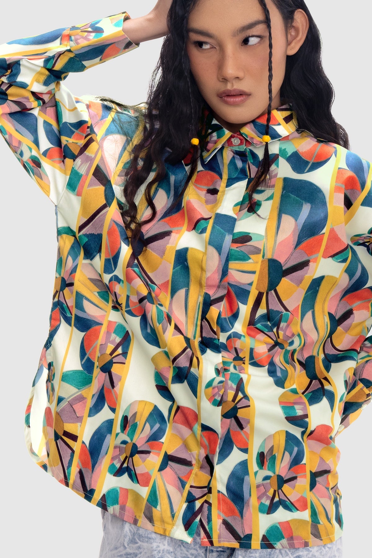 Solstice Back Button Shirt - Prism