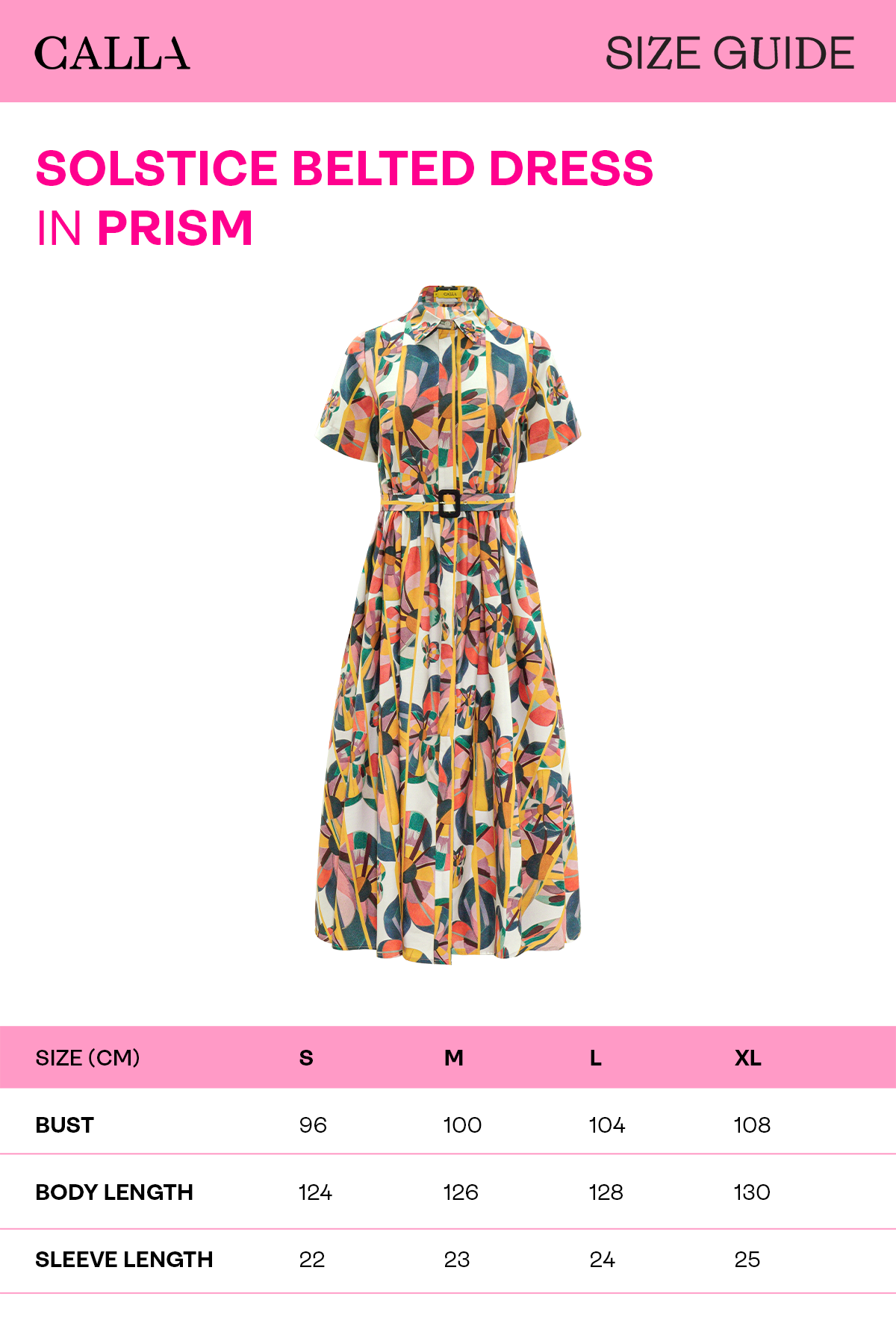 Solstice Belted Dress - Prism