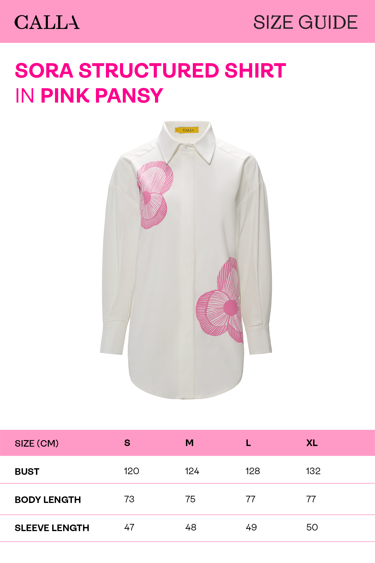 Sora Structured Shirt - Pink Pansy