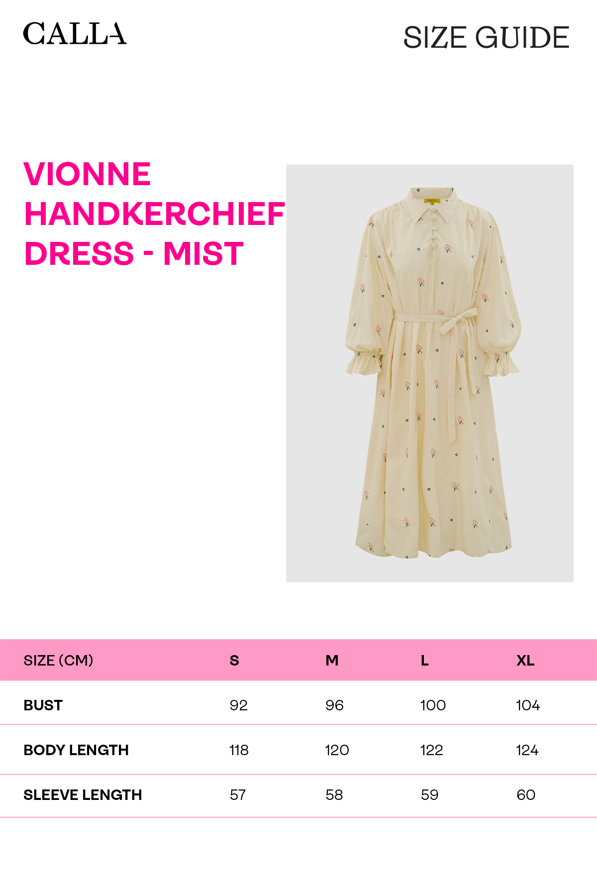 Vionne Handkerchief Dress - Mist