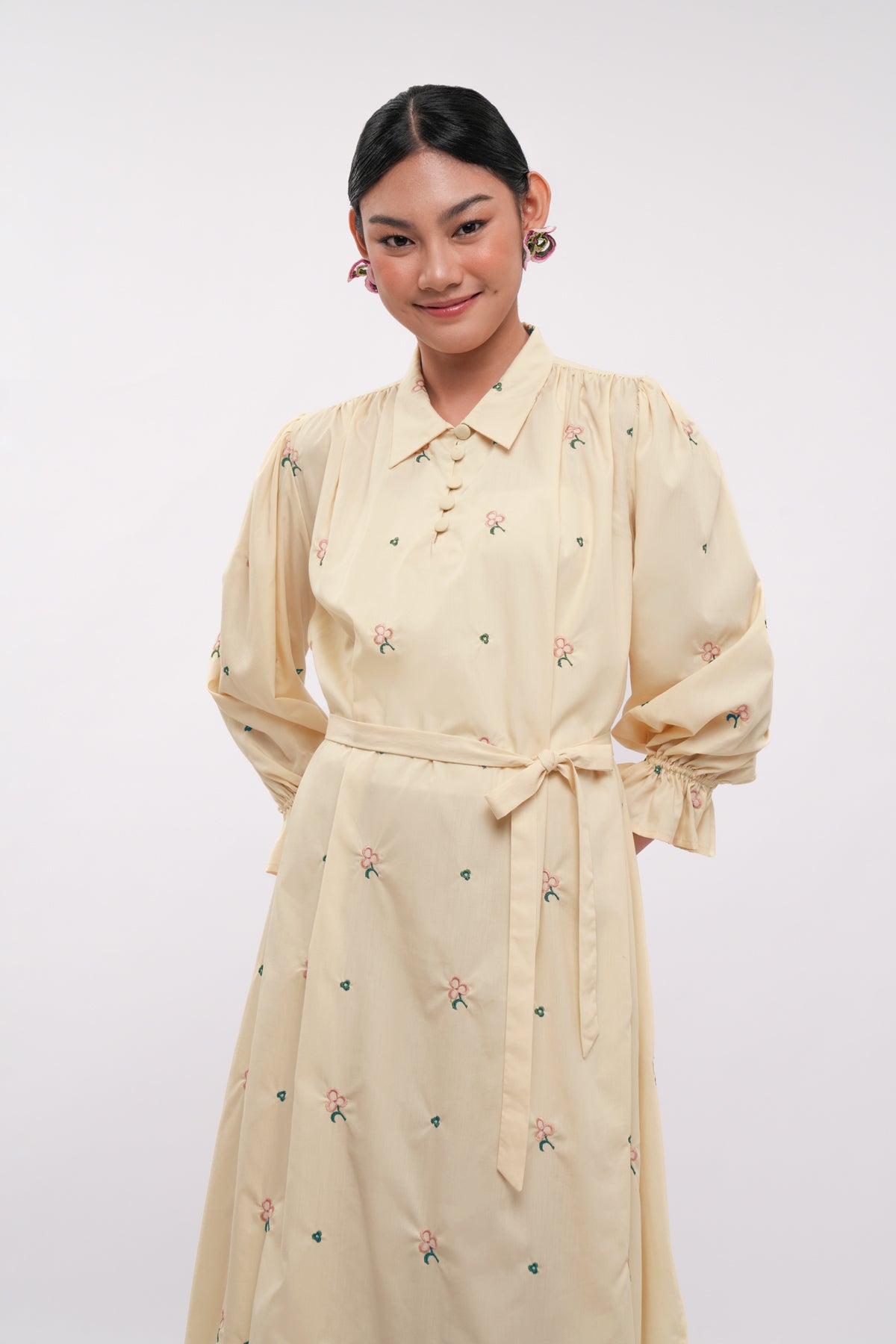 Vionne Handkerchief Dress - Mist