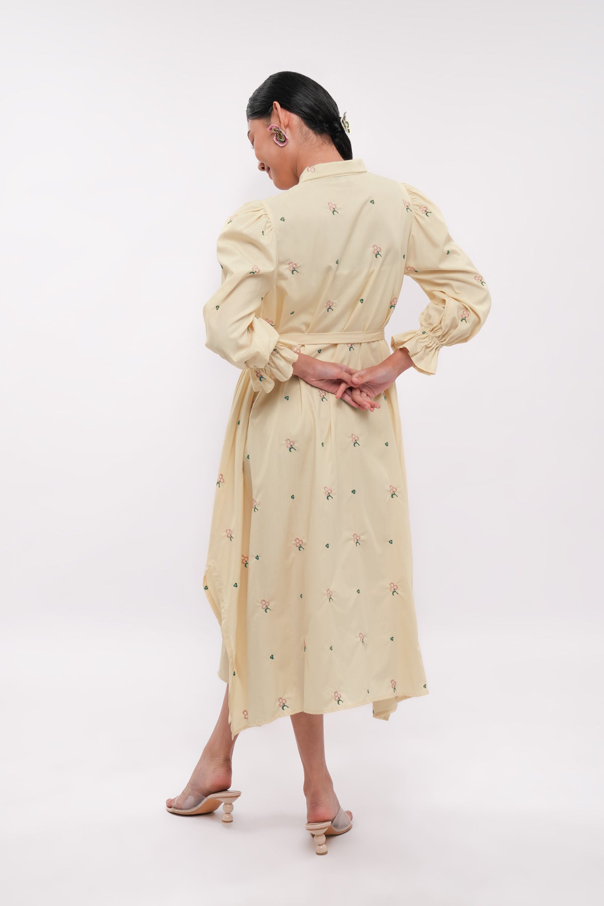 Vionne Handkerchief Dress - Mist