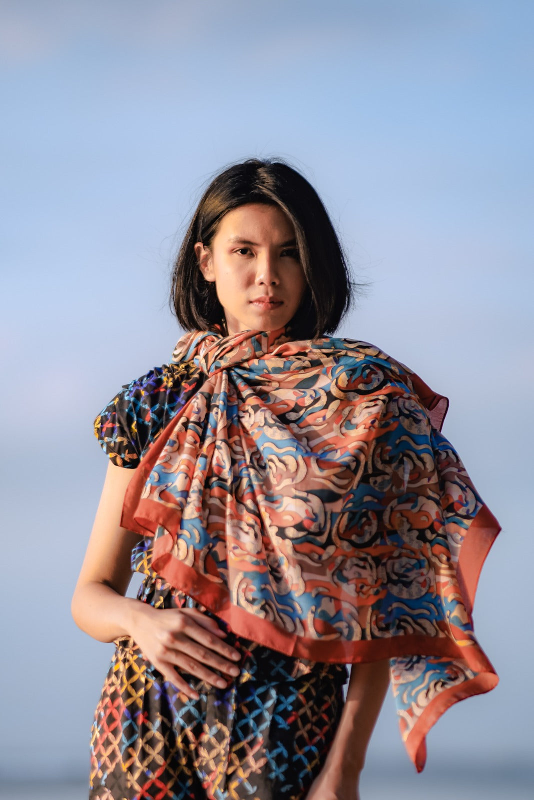CTL ROSE SCARF