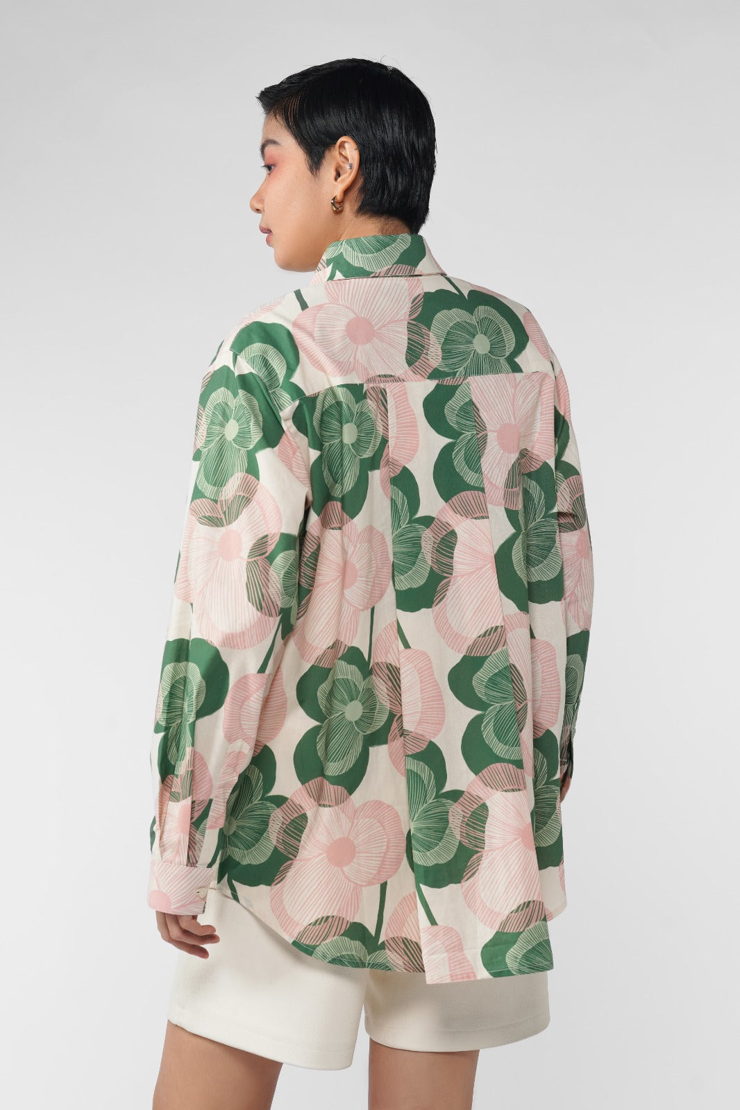 Clarisse Long Shirt - Blossom