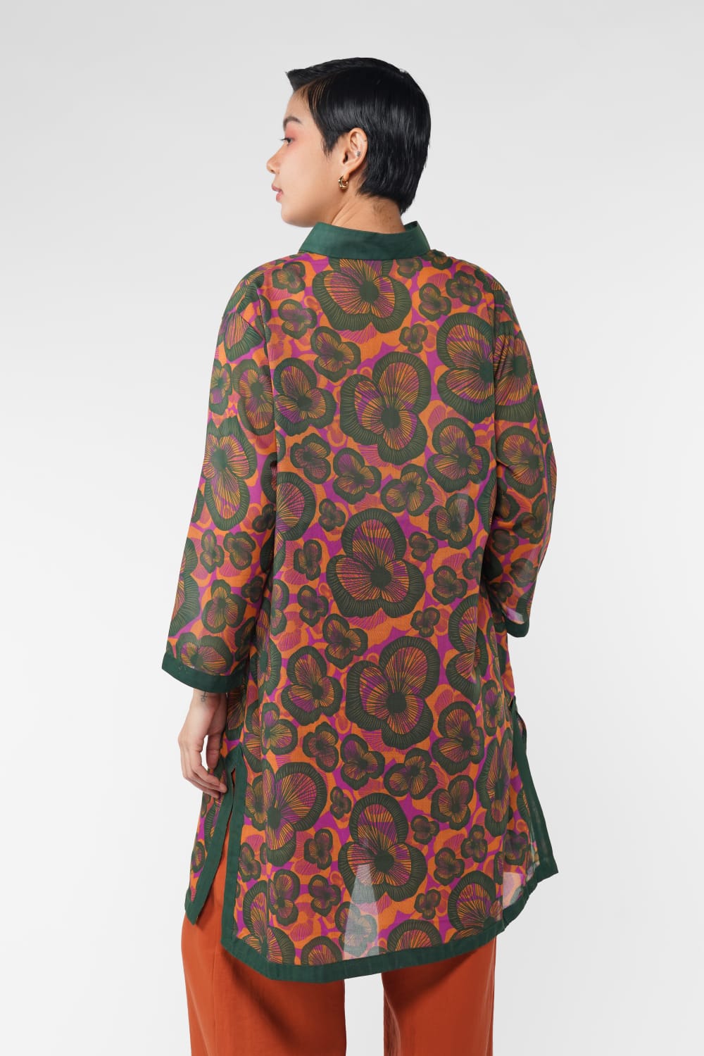 Claire Tunic Blouse - Sunset
