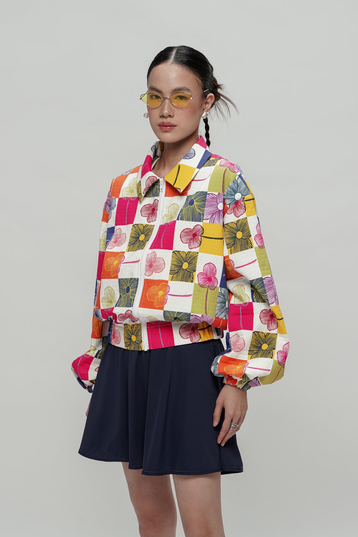 Zoe Crop Jacket - Confetti