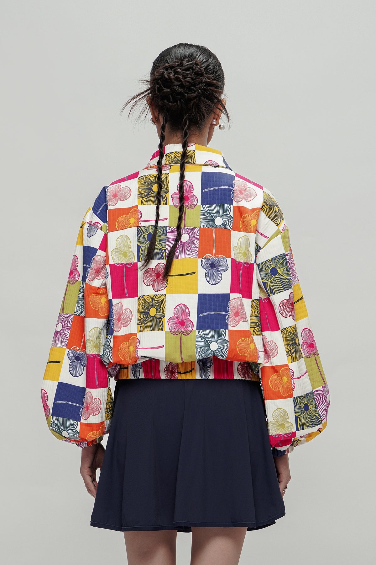 Zoe Crop Jacket - Confetti