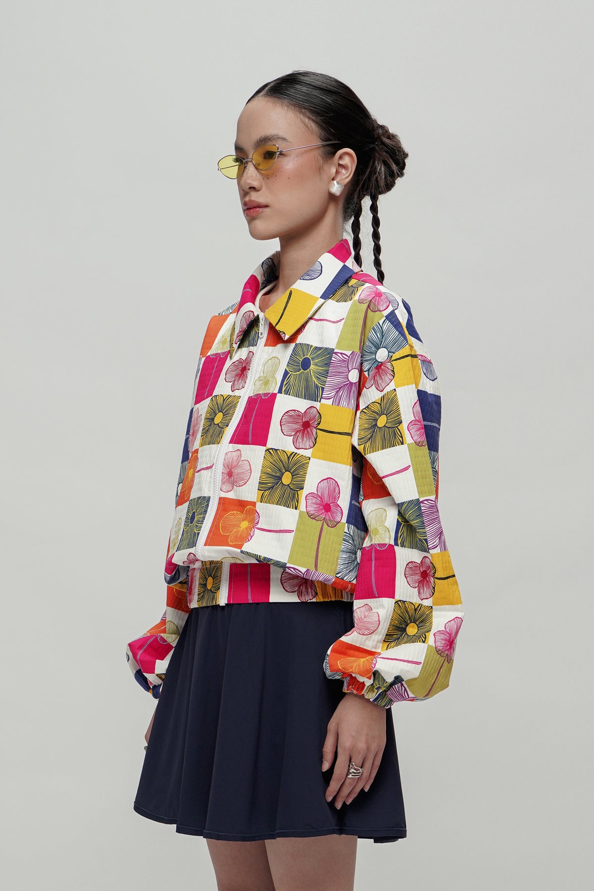Zoe Crop Jacket - Confetti