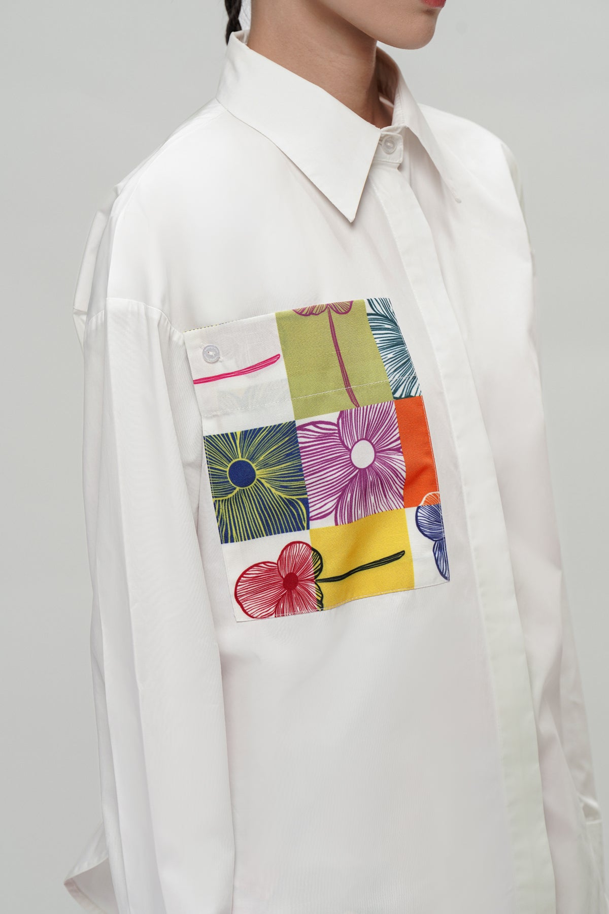 Zoe Pocket Shirt - Confetti