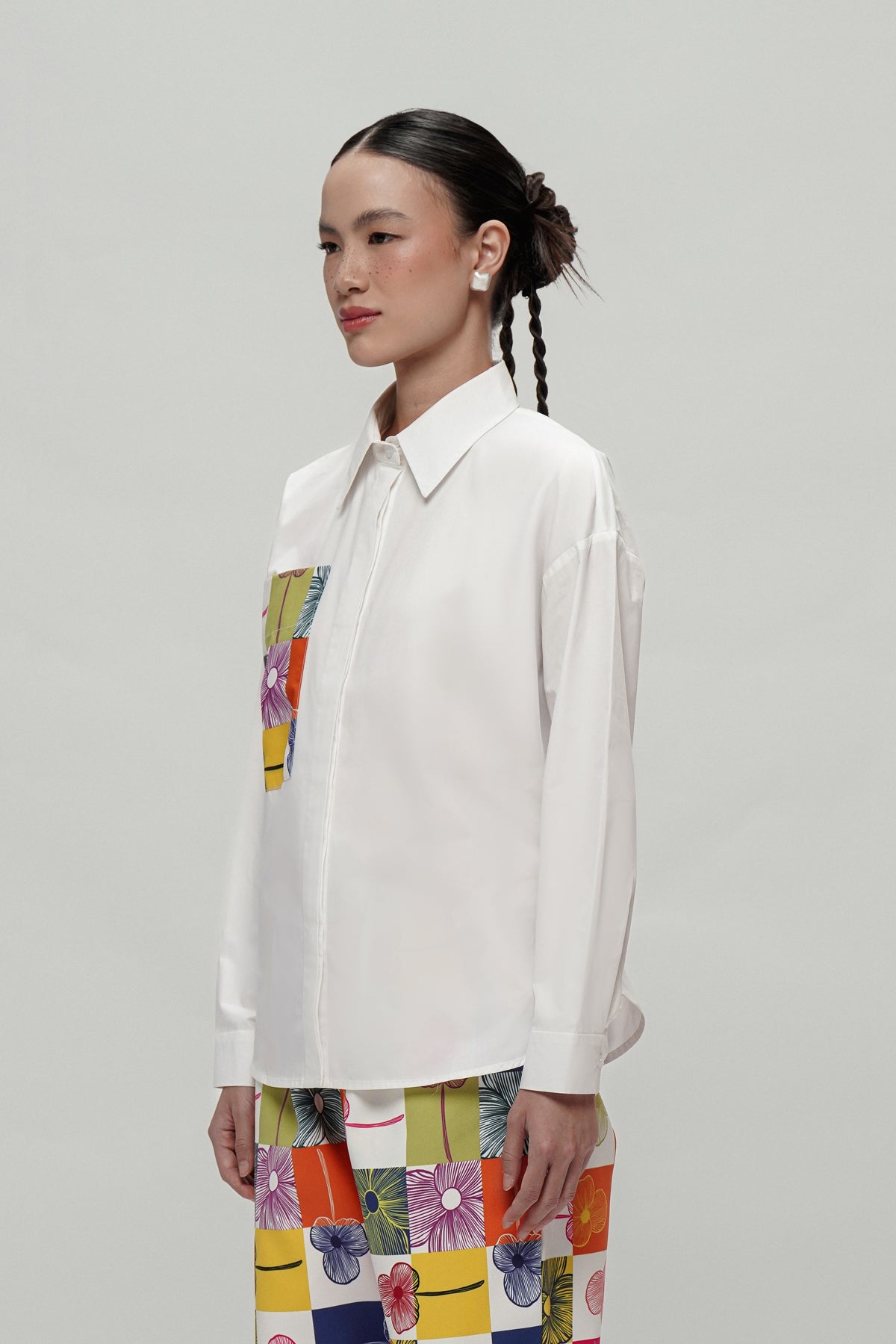 Zoe Pocket Shirt - Confetti