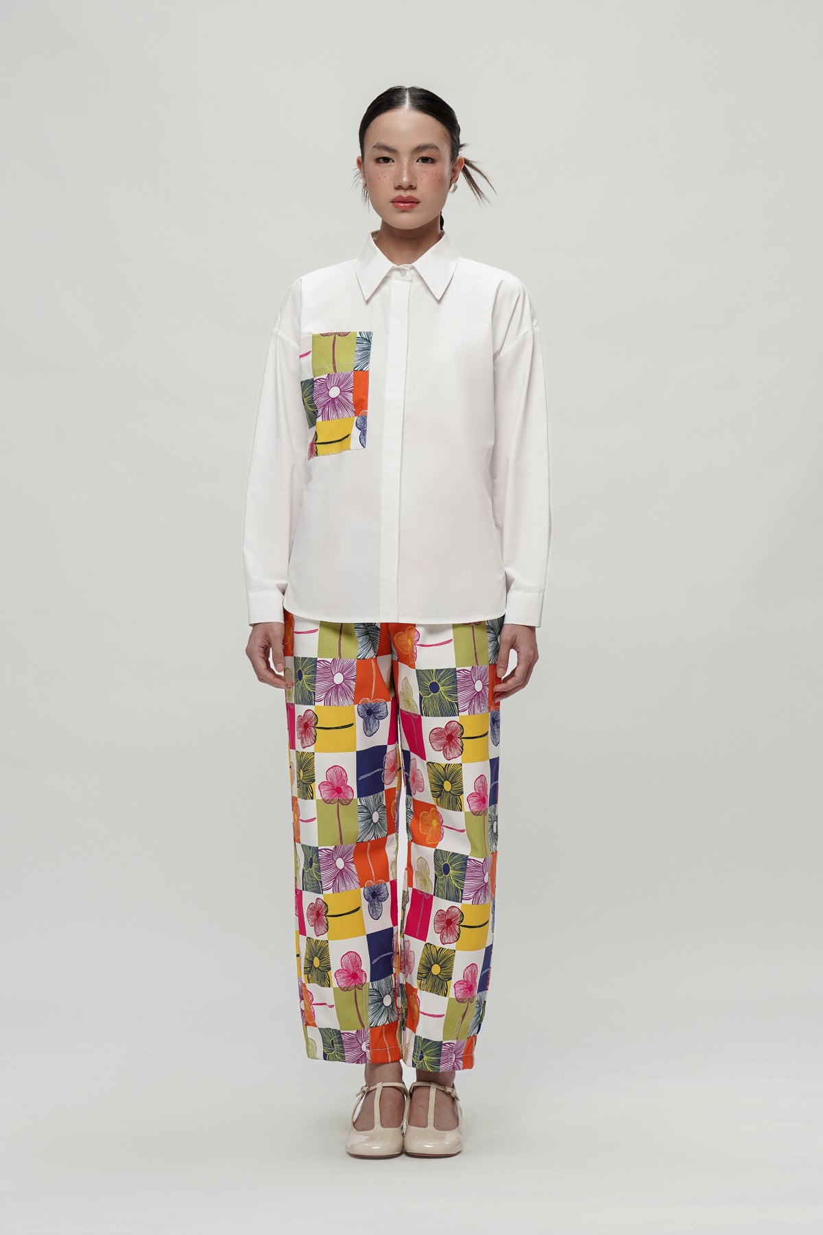 Zoe Pocket Shirt - Confetti