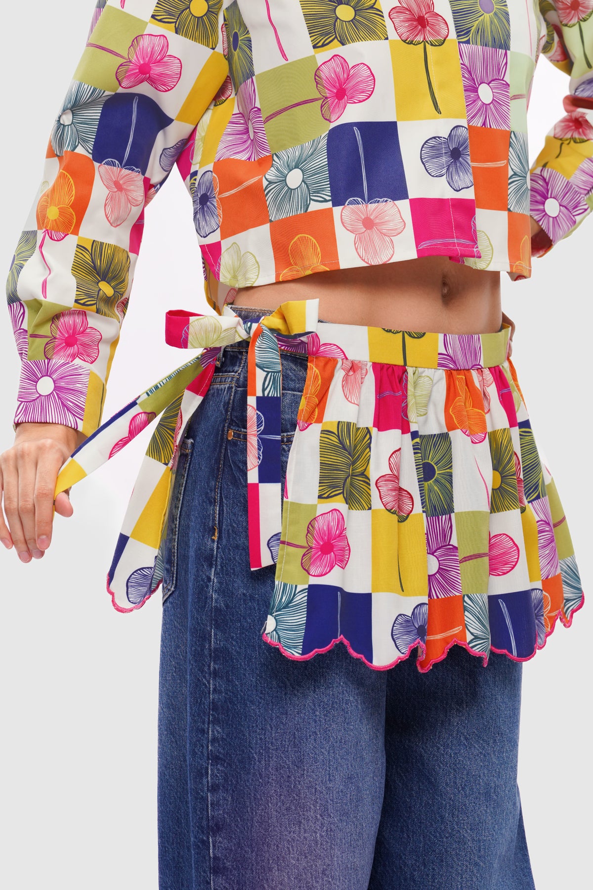 Zoe Peplum - Confetti