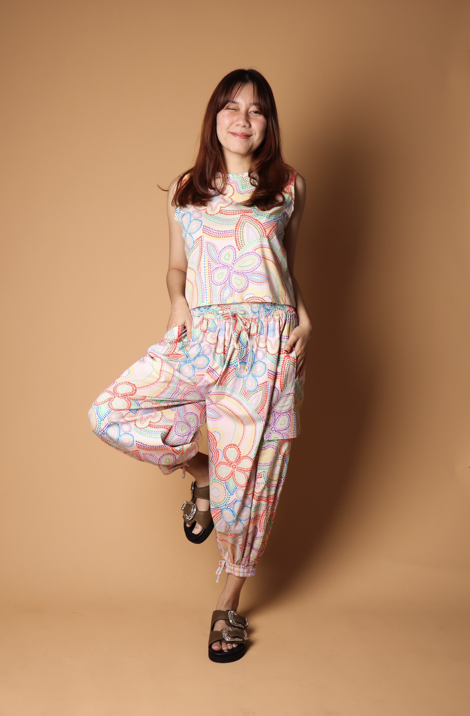 AURORA WHITE CARGO PANTS