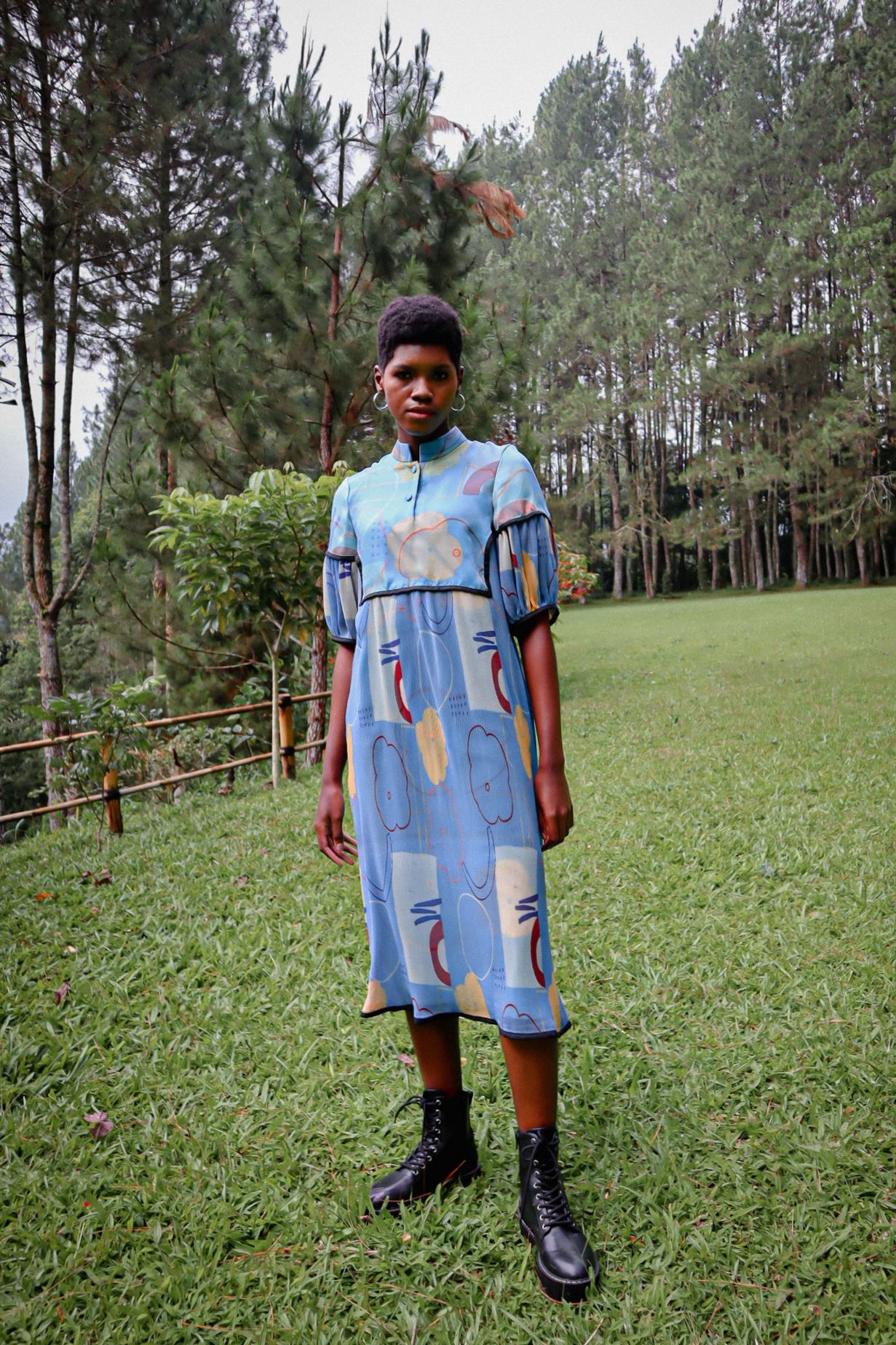 BEAU BLUE DRESS LINING