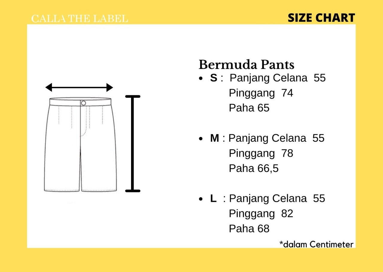 ANNA RED BERMUDA PANTS