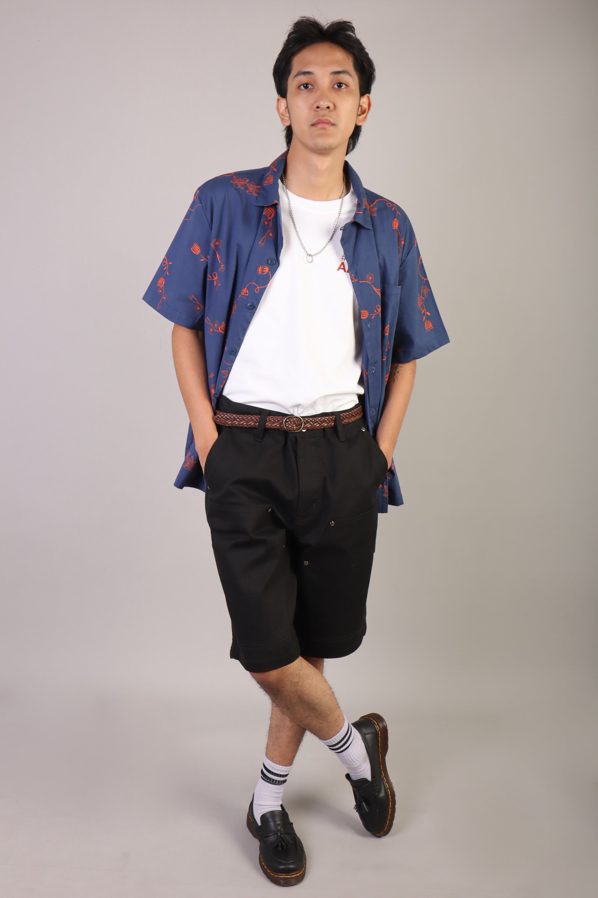 AME ASTER LEISURE SHIRT NAVY